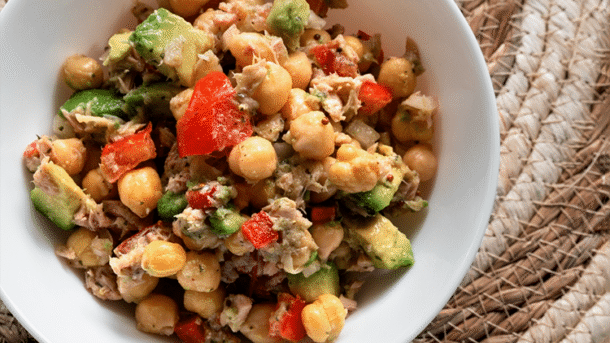 ensalada con garbanzo